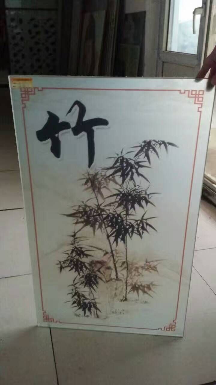 梅、蘭、竹、菊藝術(shù)玻璃